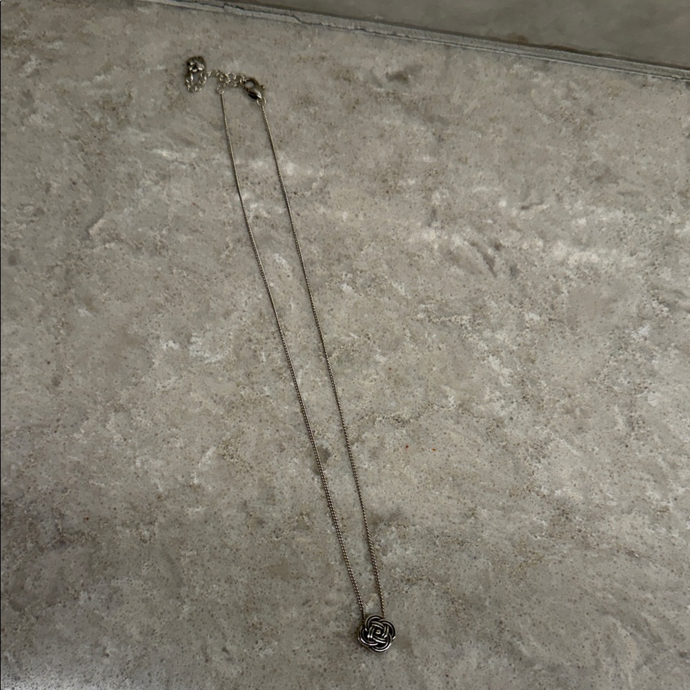 Brighton Silver Infinity Necklace